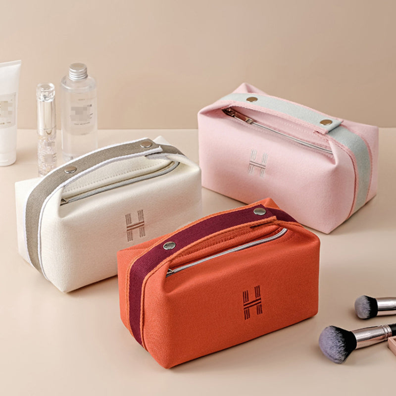 Canvas Waterproof Makeup Bag Wash Organizer Travel Portable Toiletries Storage Pouch Canvas Waterproof Makeup Bag Wash Organizer Travel Portable Toiletries Storage Pouch